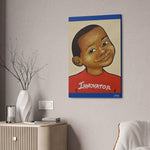 Canvas Stretched, 1 5'' Wall Art - Boy Innovator Bold Color Red Tan Navy