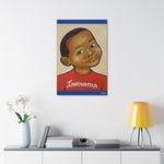 Canvas Stretched, 1 5'' Wall Art - Boy Innovator Bold Color Red Tan Navy